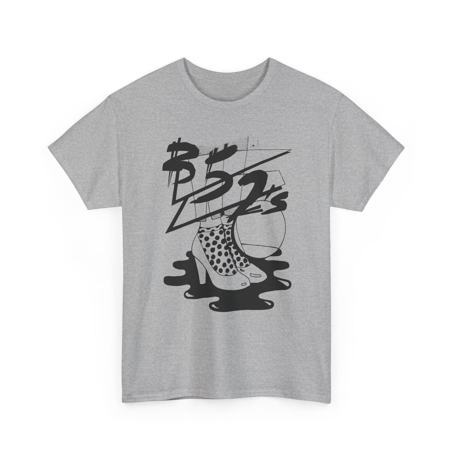 vintage b52's show poster custom reproduction tshirt