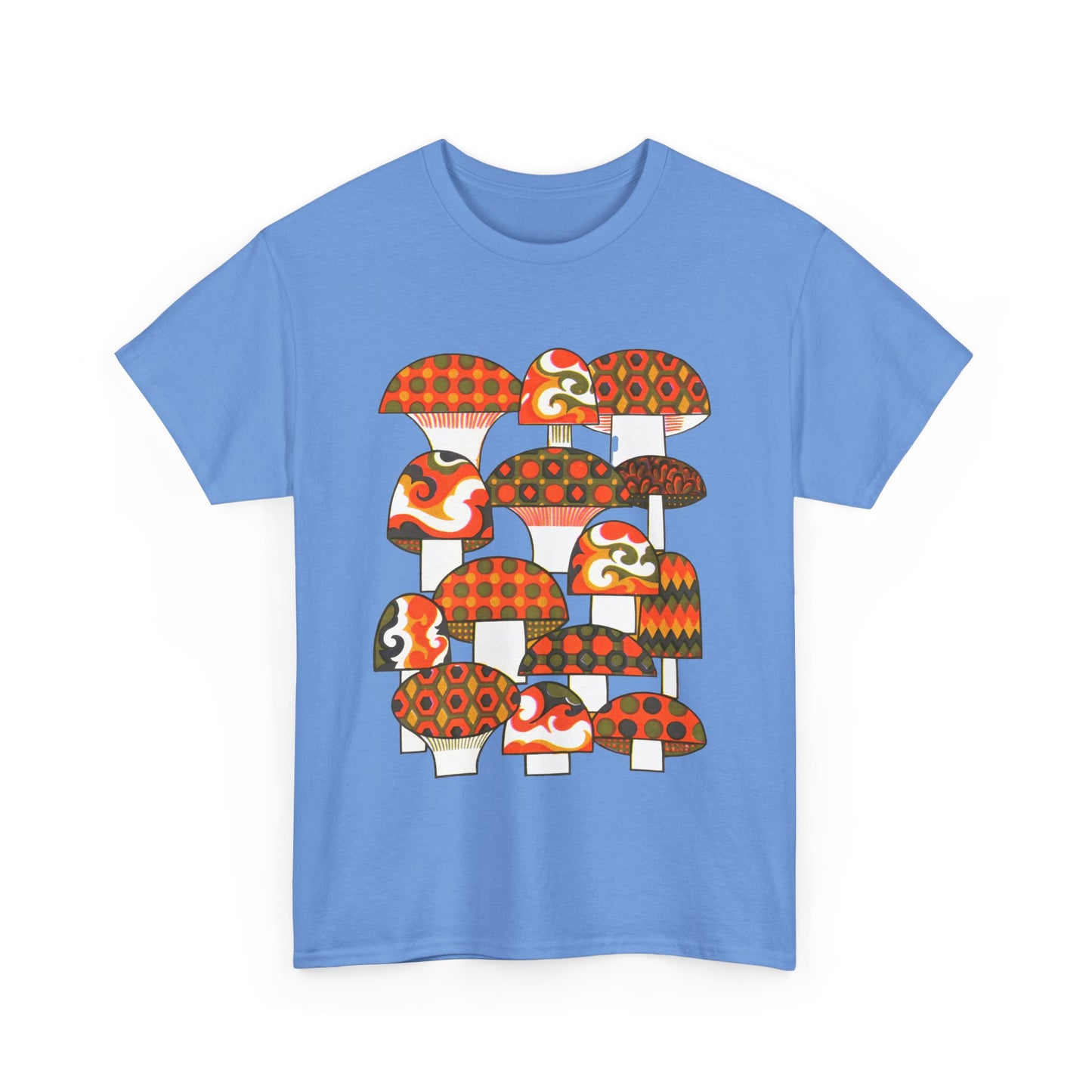 1970s mushrooms by george briard tshirt