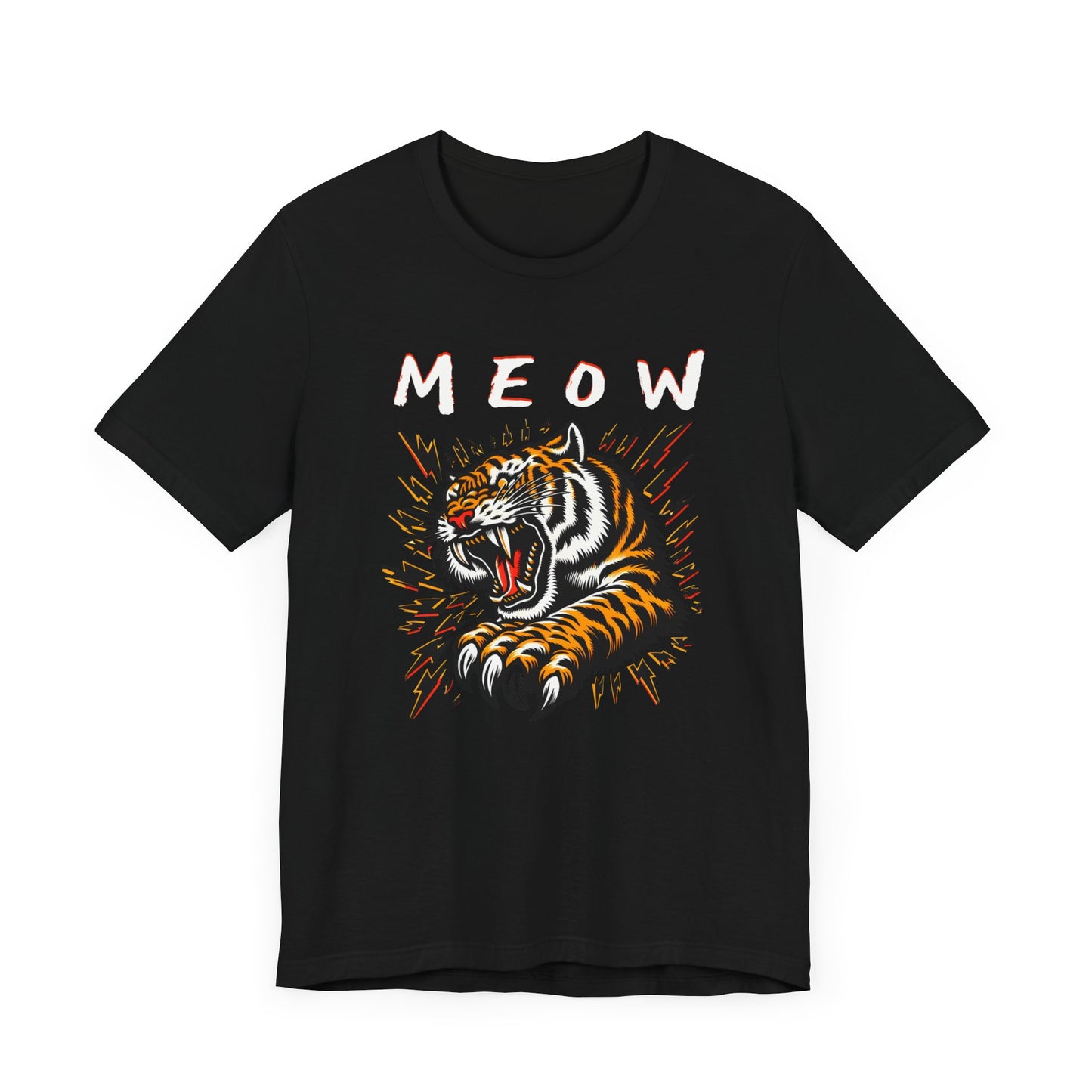 raging tiger meow tshirt