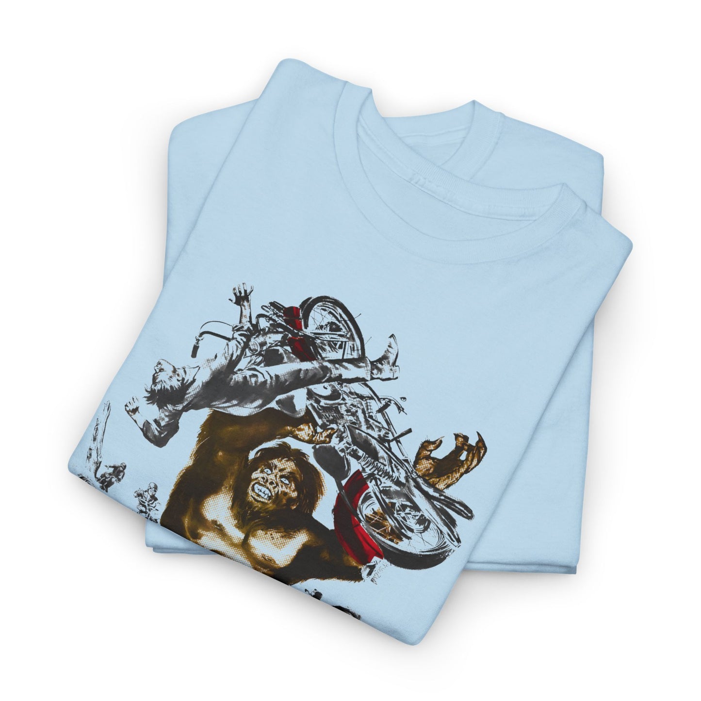 1970 bigfoot movie poster reproduction tshirt