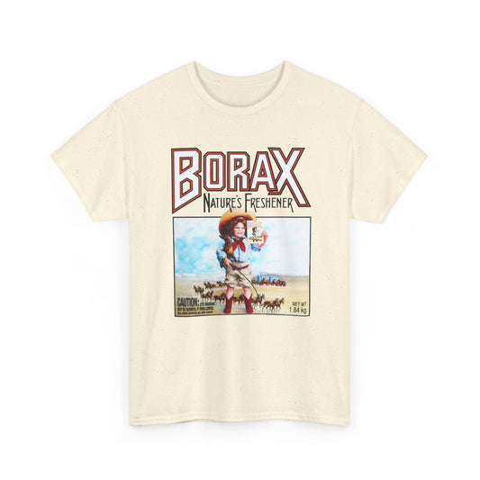 borax nature''s freshener 20 mule team detergent classic logo tshirt