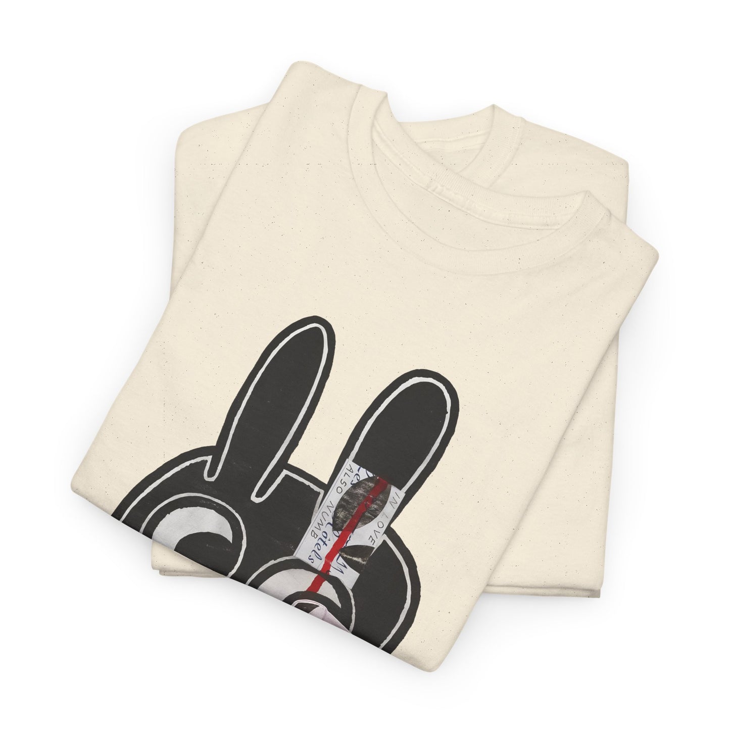 1977 blood by ray johnson reproduction tshirt