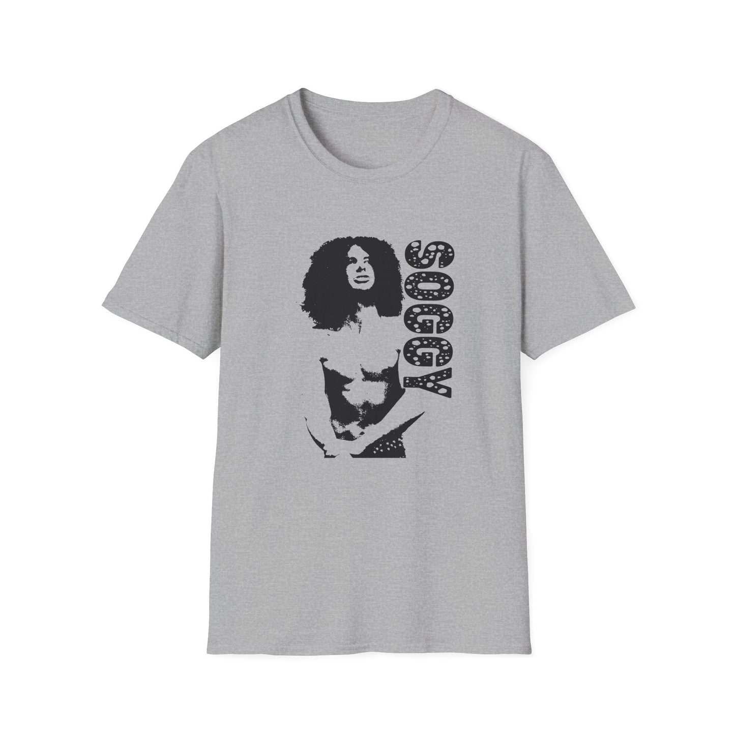 1980s french hard rock band soggy fan art tshirt