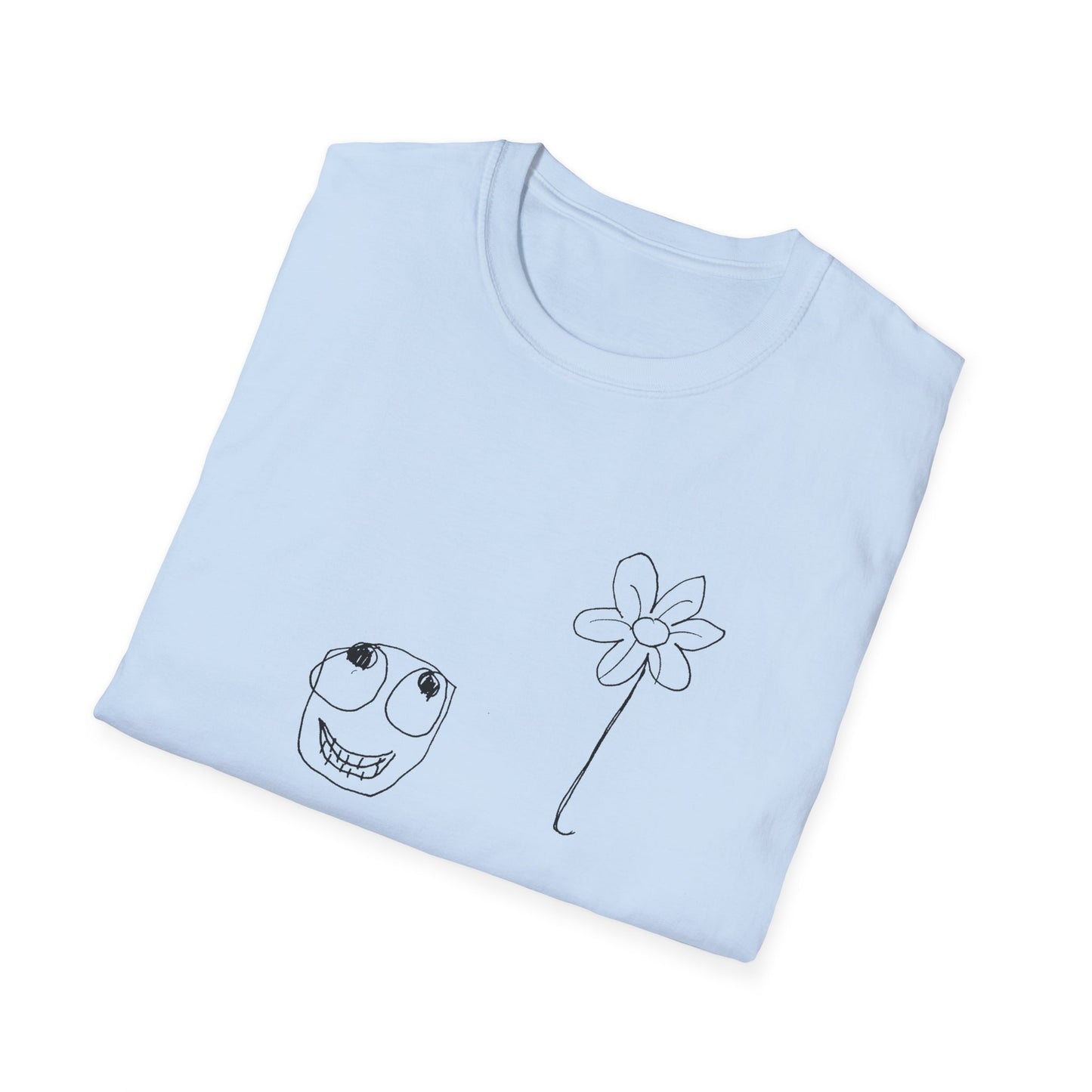 original drawing happy little guy tshirt