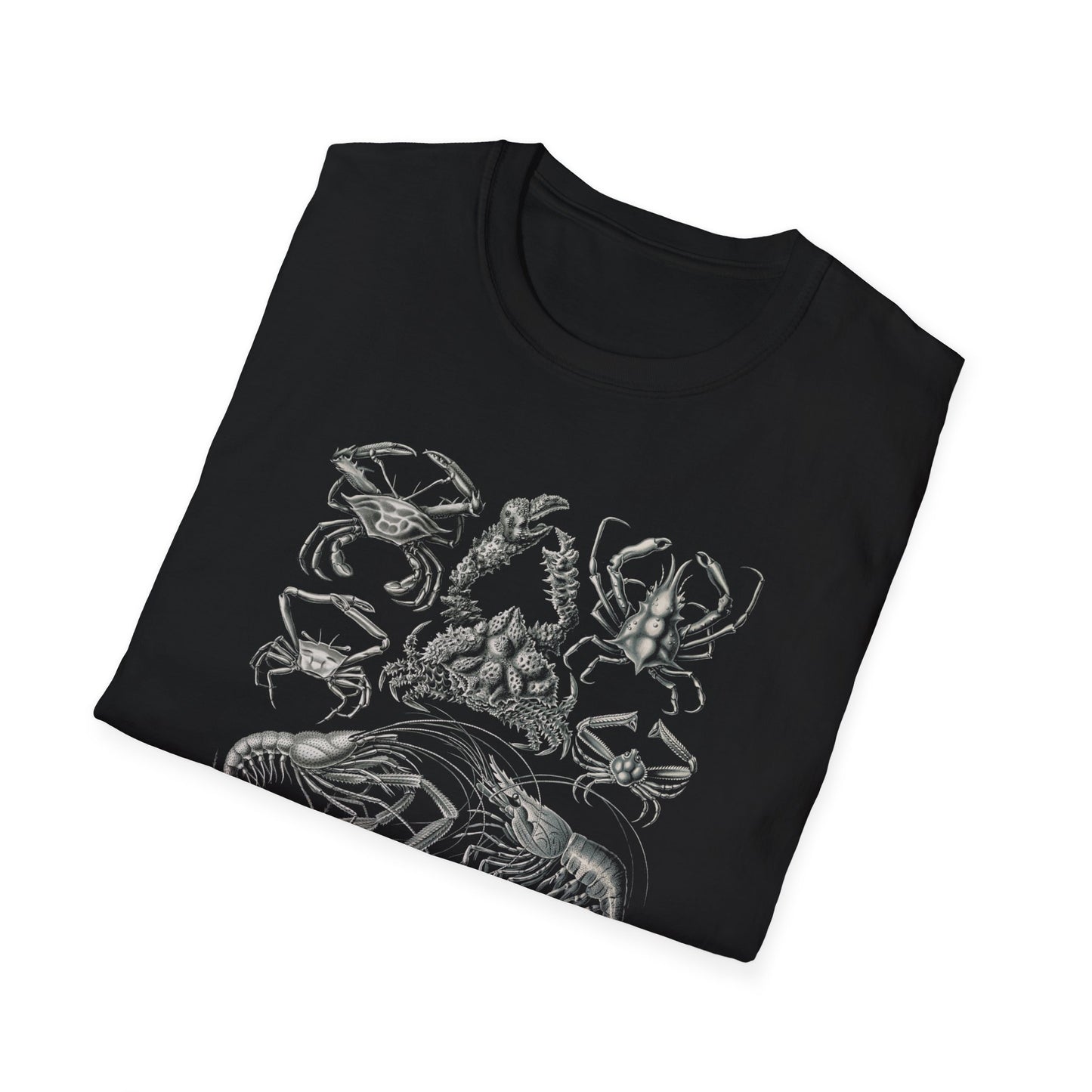 1904 crustacean (decapoda) lithograph by adolf giltsch after sketch by ernst haeckel from art forms of nature tshirt