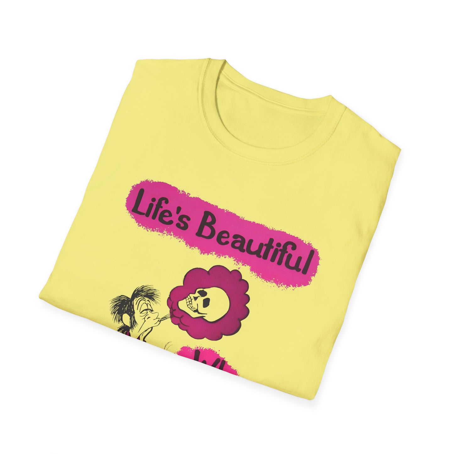 1960s/70s anti-drug poster life's beautiful, why blow it? by smartset smarteen s.o.s tshirt
