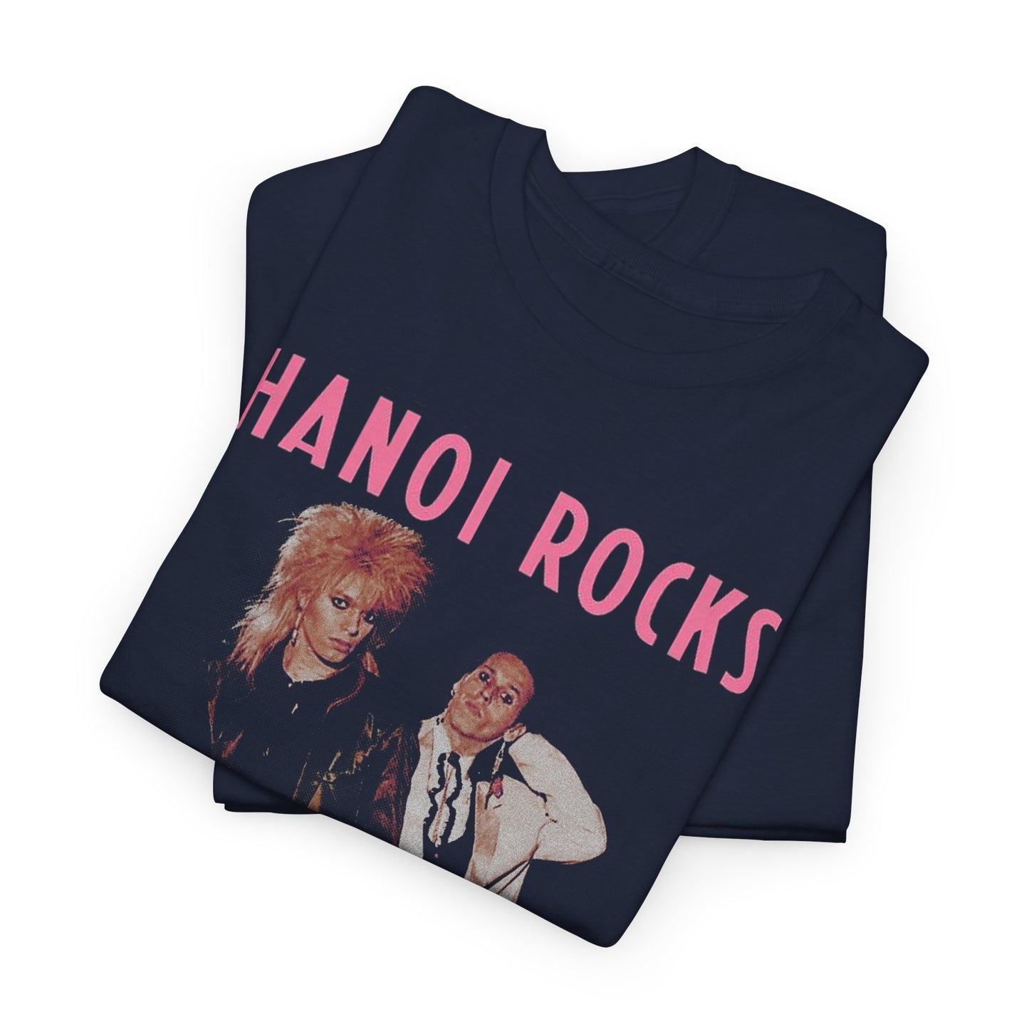 1983 hanoi rocks back to mystery city album cover custom edit tshirt