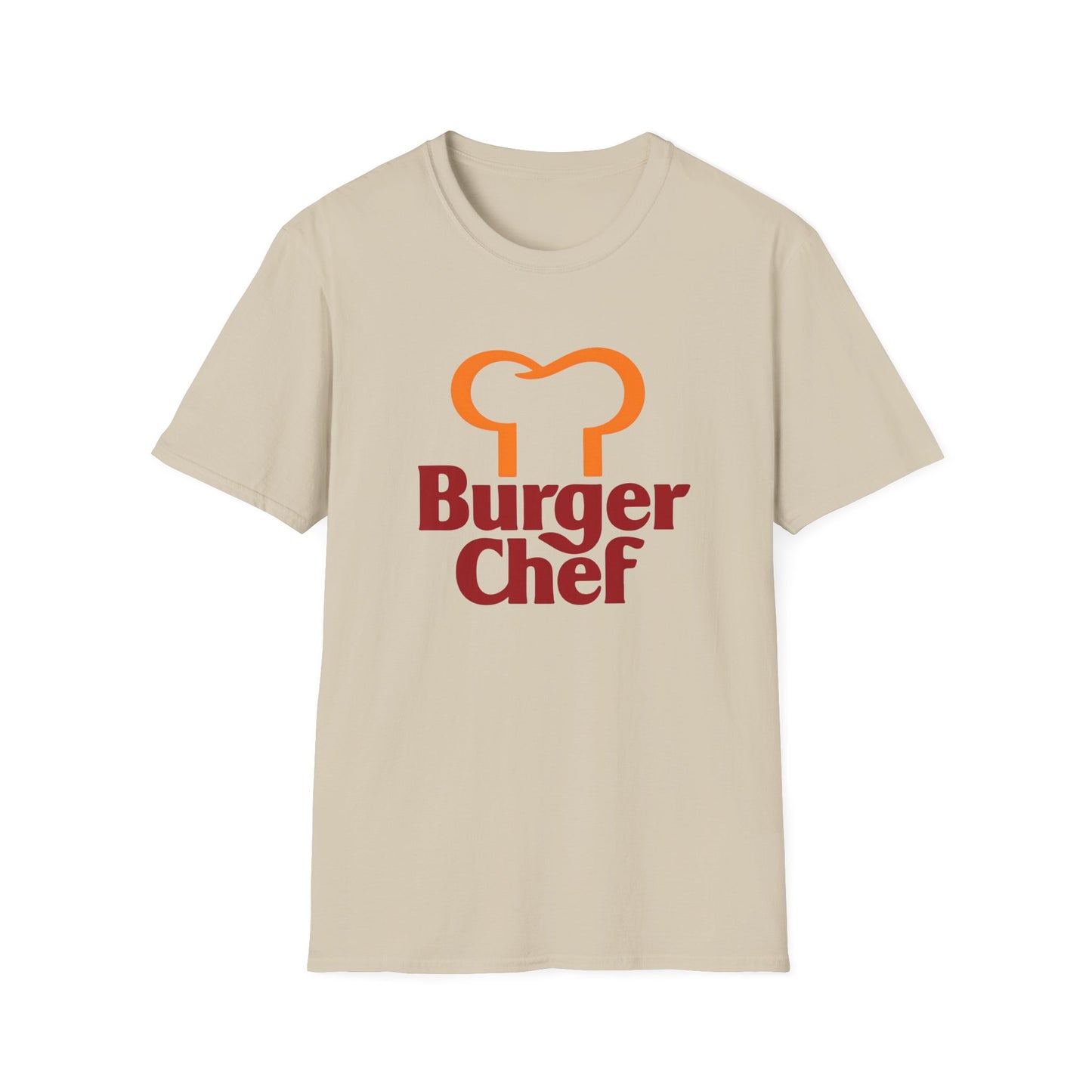 vintage defunct burger chef fast food logo tshirt
