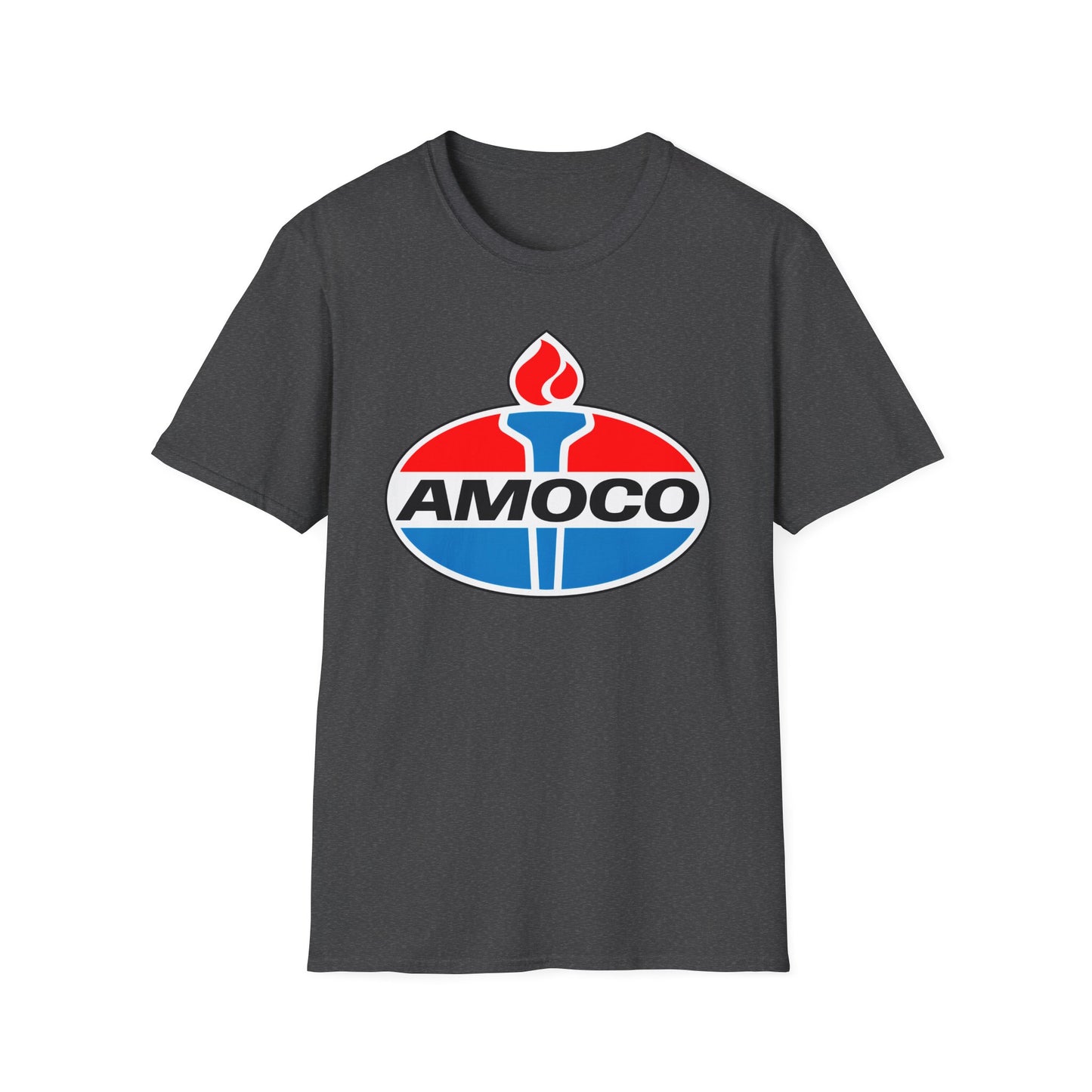 amoco oil company logo tshirt