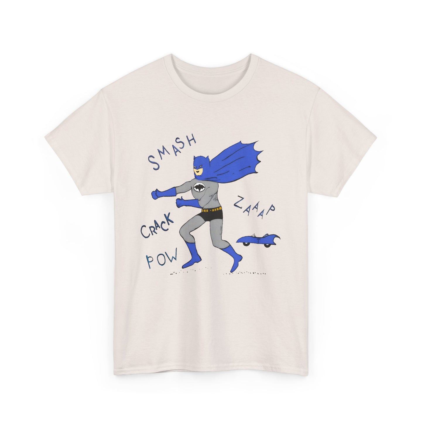 1960s style unknown batman drawing tshirt