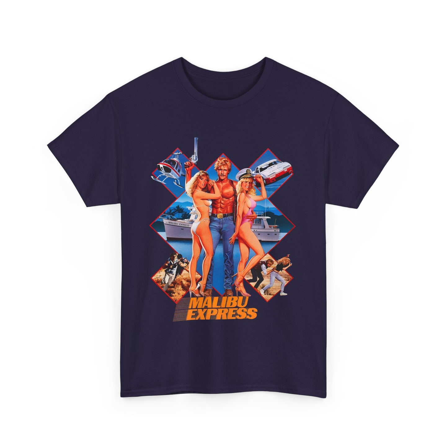 1985 malibu express movie poster tshirt