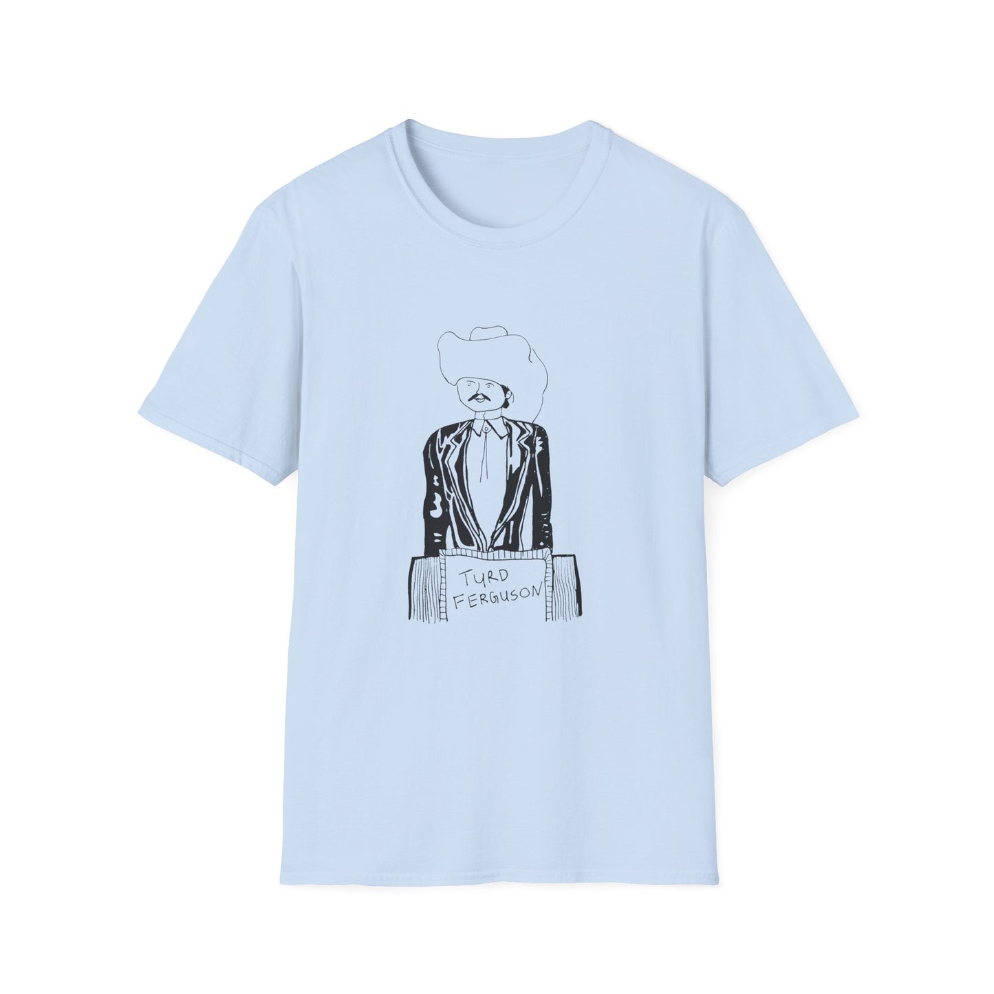 original drawing norm macdonald as turd ferguson on snl fan art tshirt