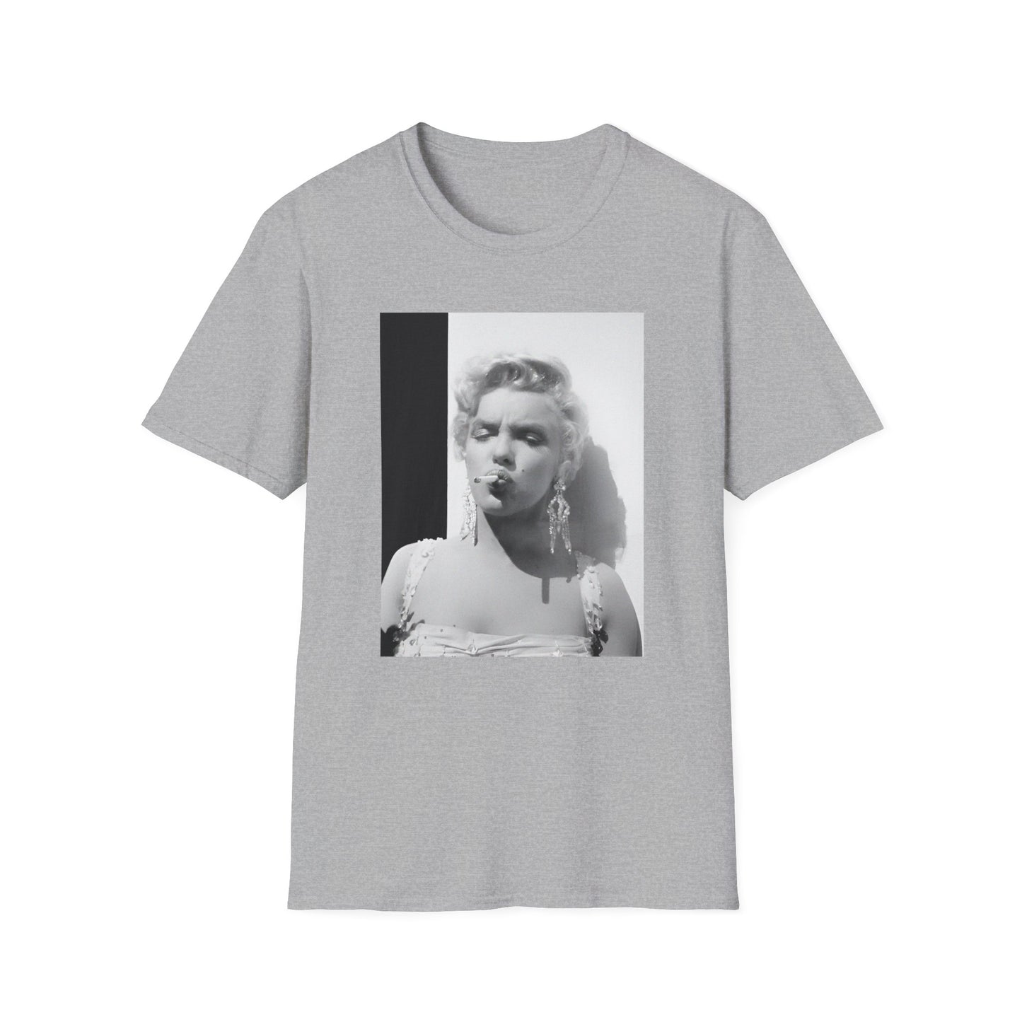 marilyn monroe smoking a cigarette tshirt