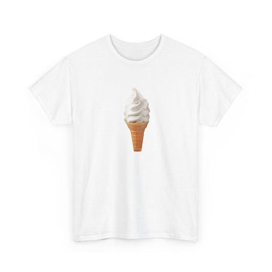 soft vanilla ice cream cone tshirt