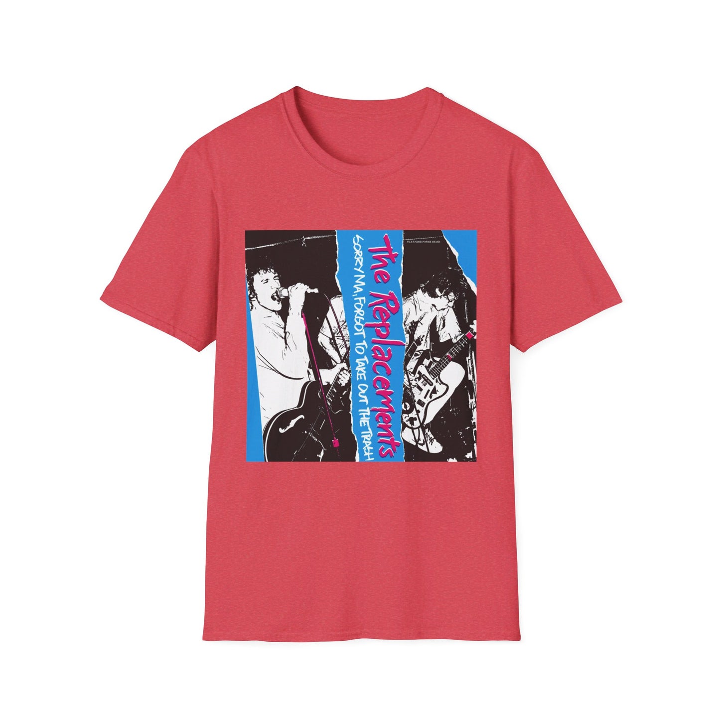 the replacements 1981 sorry ma, forgot to take out the trash album tshirt