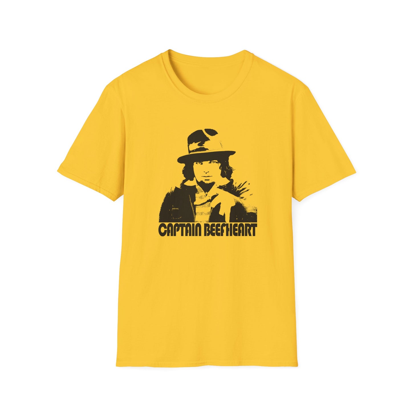 captain beefheart without the trout mask black stencil tshirt