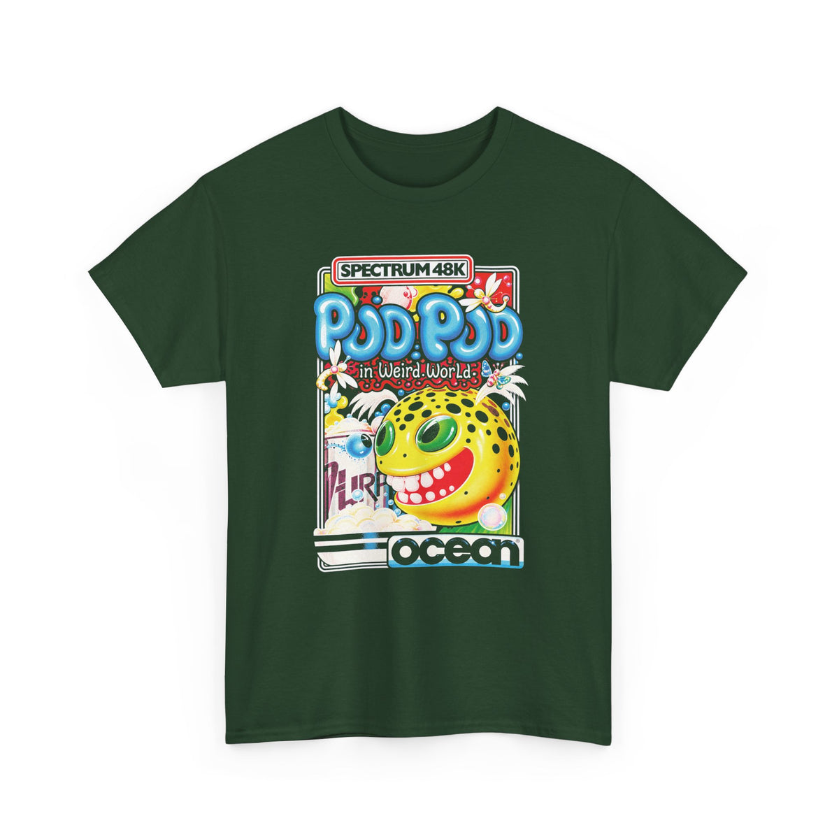 1985 pud pud in weird world computer game tshirt