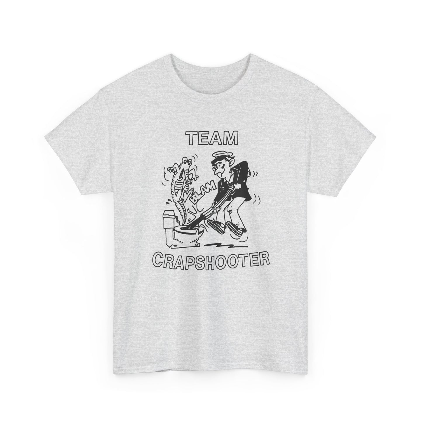 1980s team crapshooter reproduction tshirt