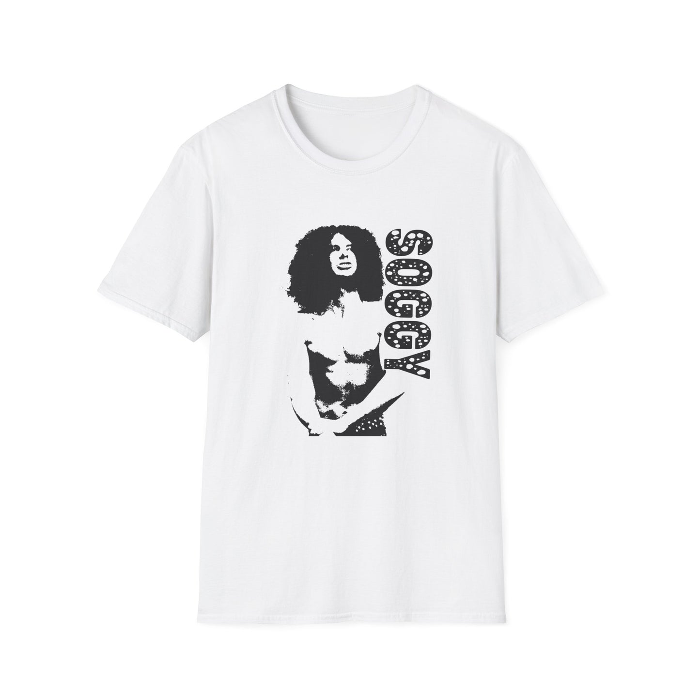 1980s french hard rock band soggy fan art tshirt