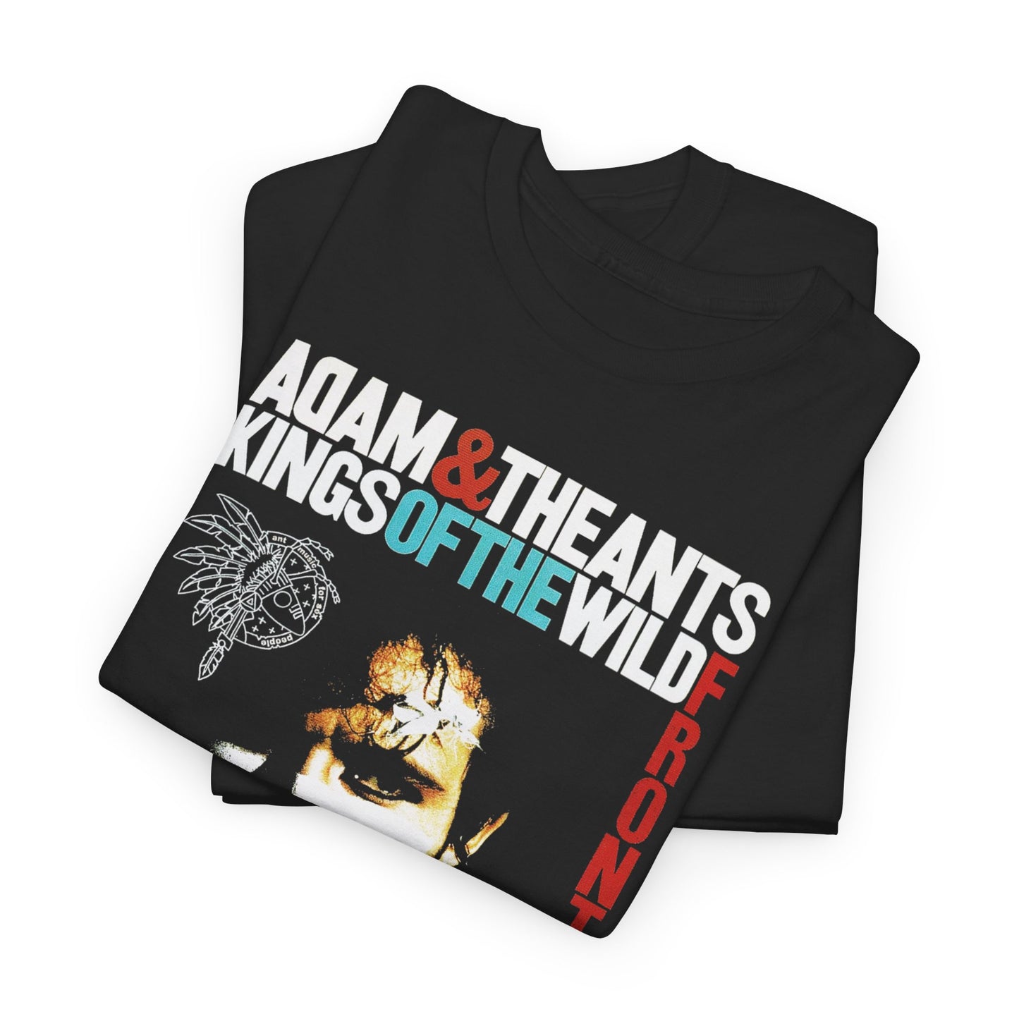 1980 adam and the ants kings of the wild frontier promo poster reproduction tshirt