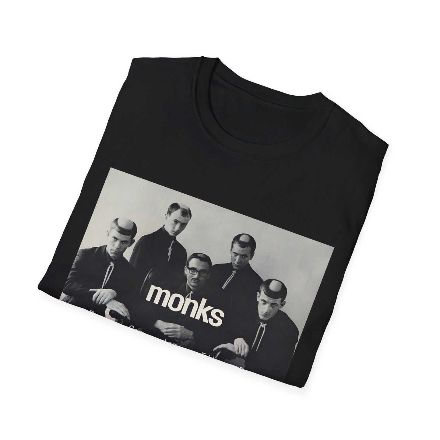 1960s experimental rock n roll band the monks tshirt