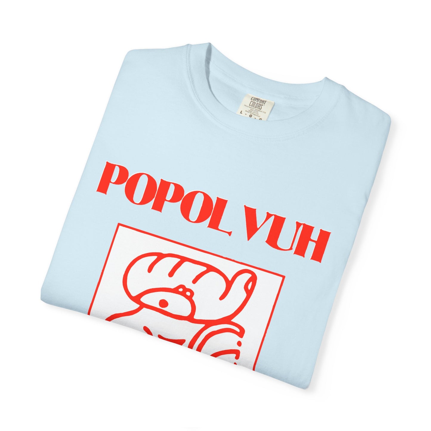 popol vuh german legendary krautrock band graphic tshirt on comfort colors