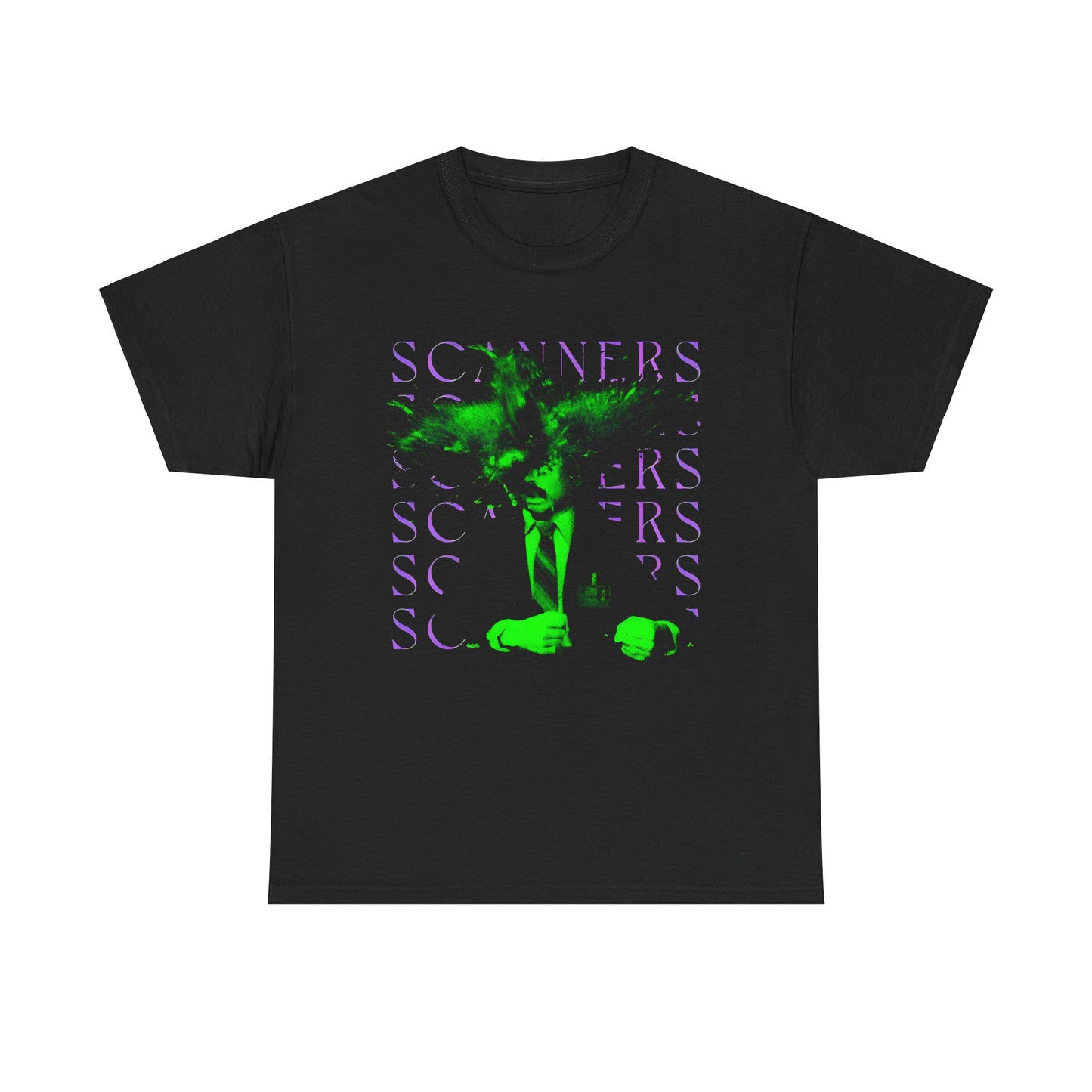 david cronenberg's scanners 1981 alternate movie poster tshirt