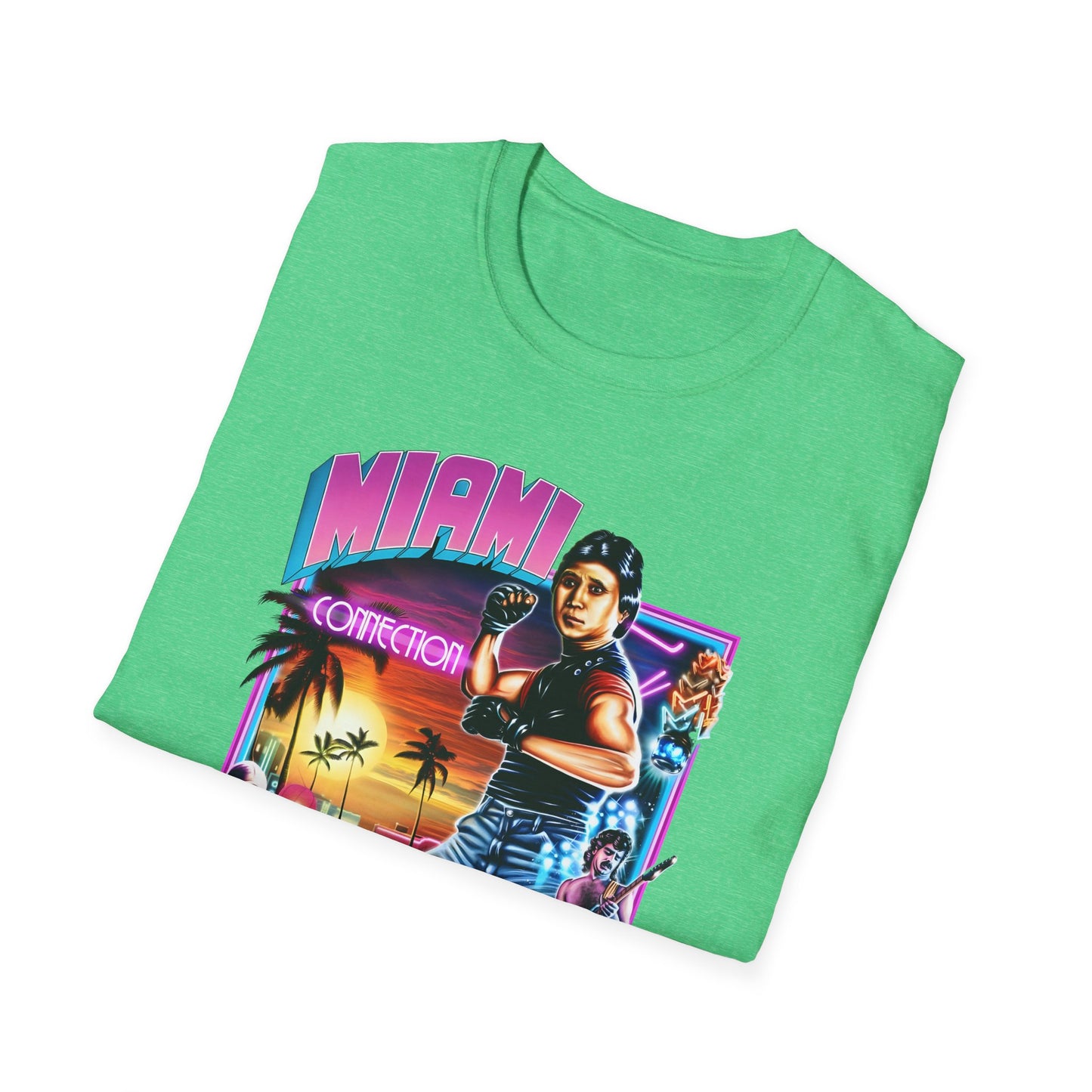 1987 movie miami connection movie poster tshirt