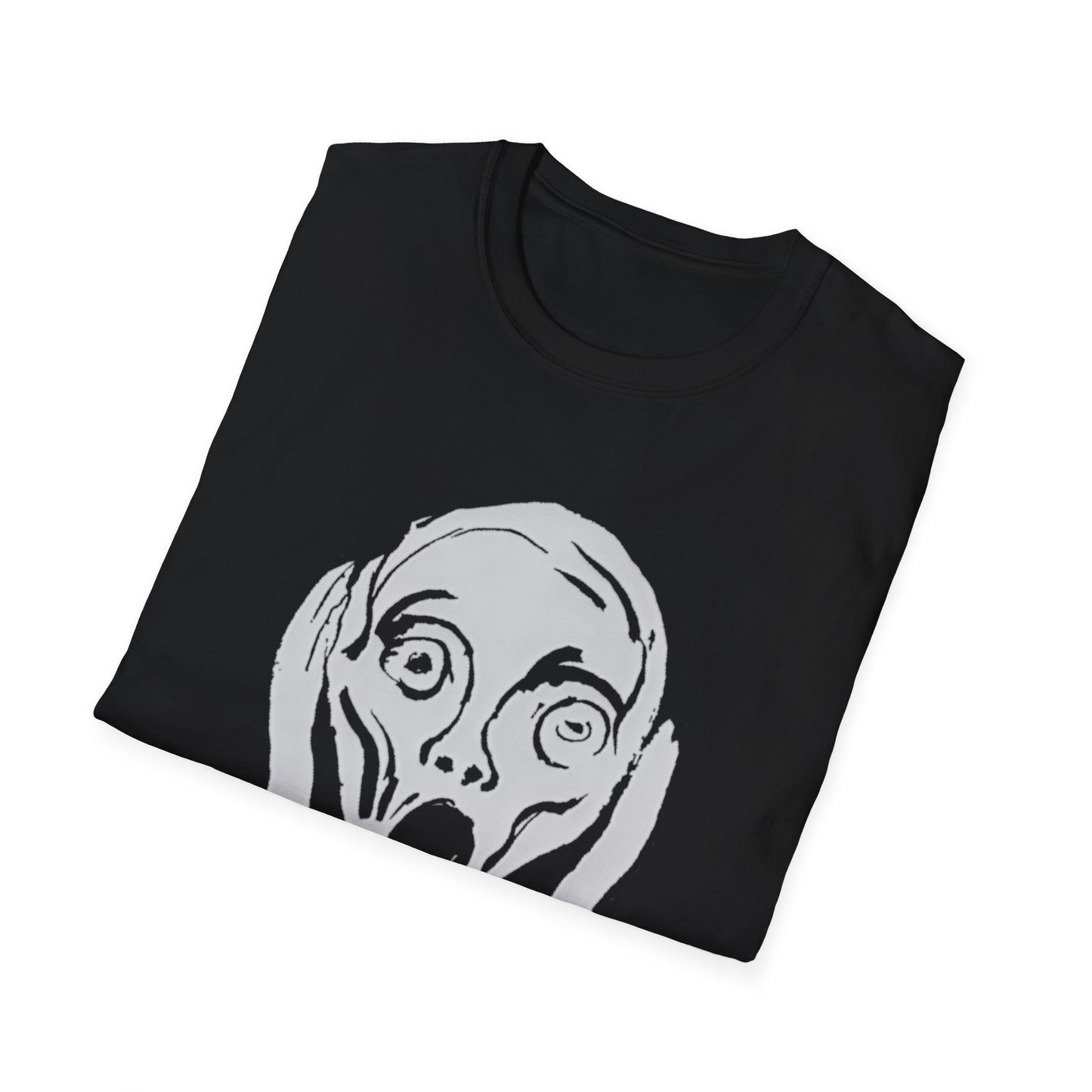 late 1800's edvard munch's scream undated drawing tshirt