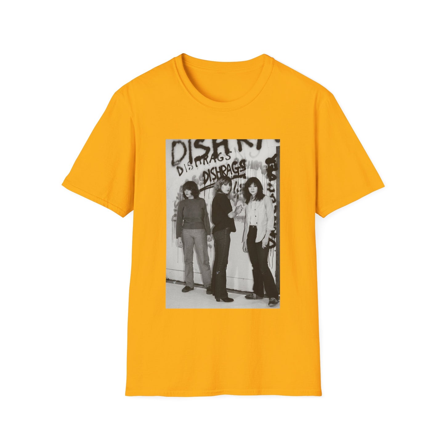 canadian punk band the dishrags photo tshirt