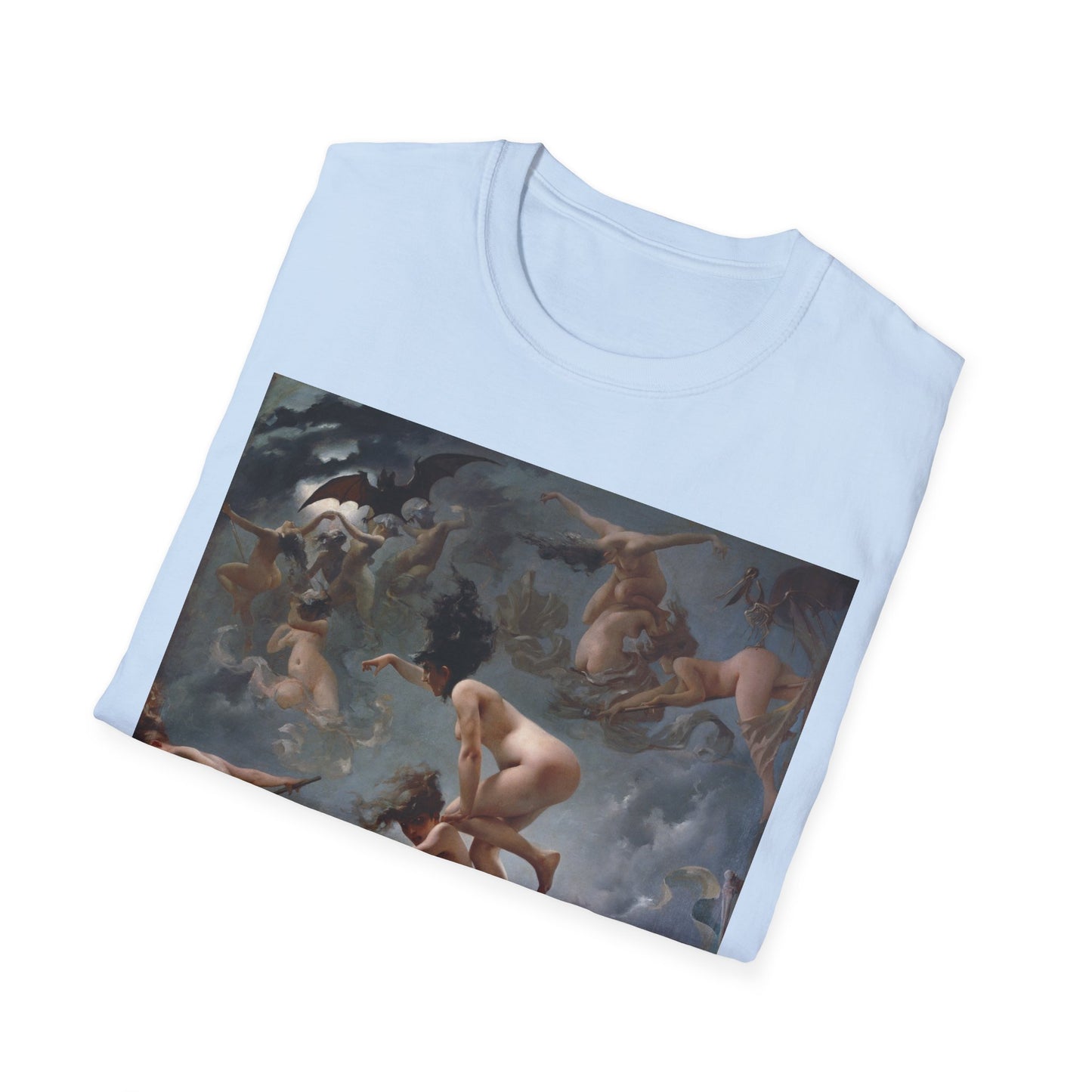 1878 painting witches going to their sabbath by luis ricardo falero tshirt