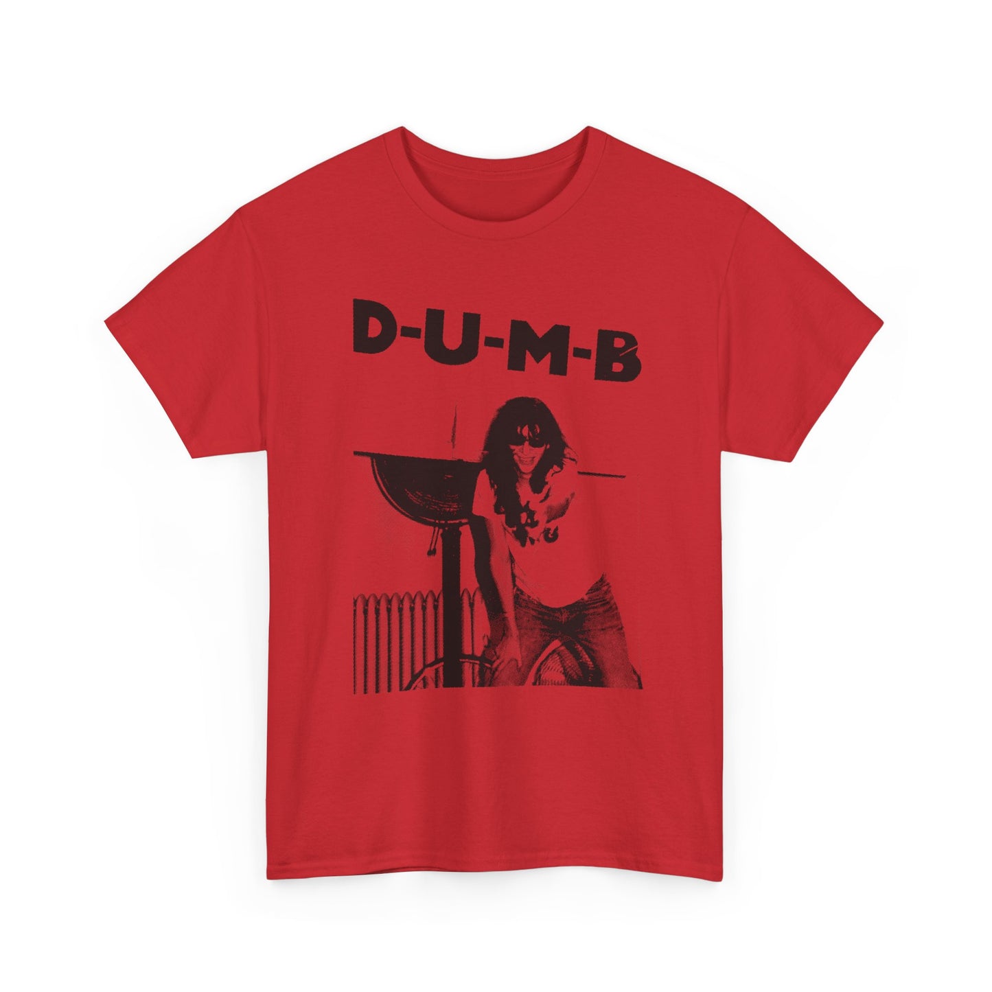 joey ramone D-U-M-B pinhead lyric photo tshirt