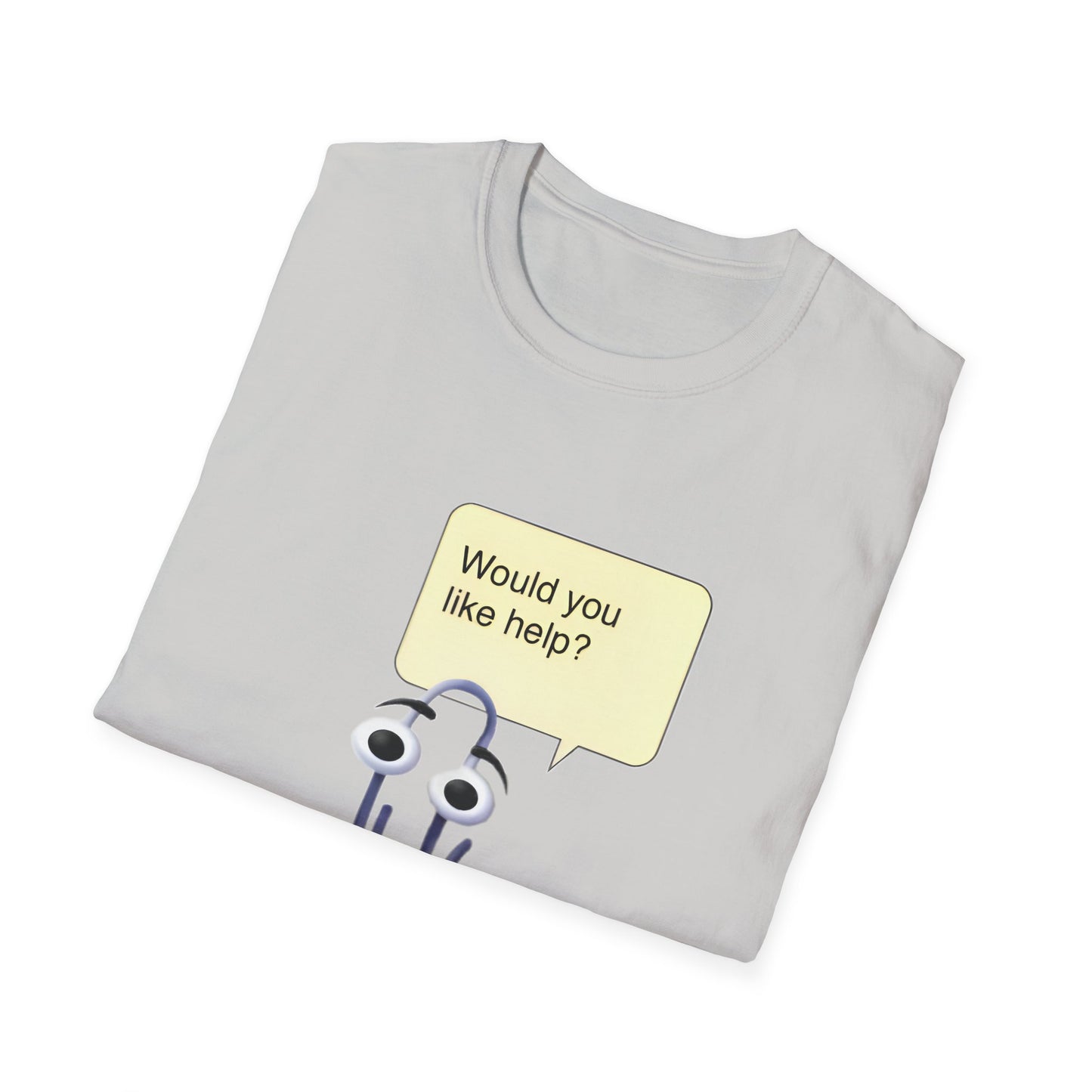 clippy tshirt "would you like help?" tshirt