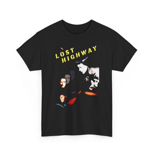 1997 lost highway japanese poster with added custom graphics fan art tshirt