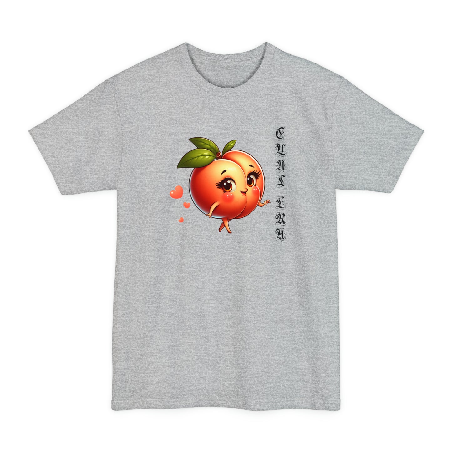 oversized cunt era cute peach unisex tall beefy tshirt