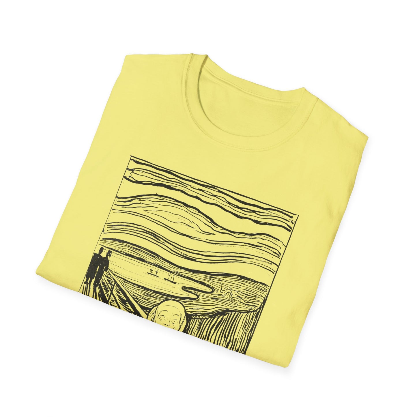 1895 lithography print of the scream by edvard munch tshirt
