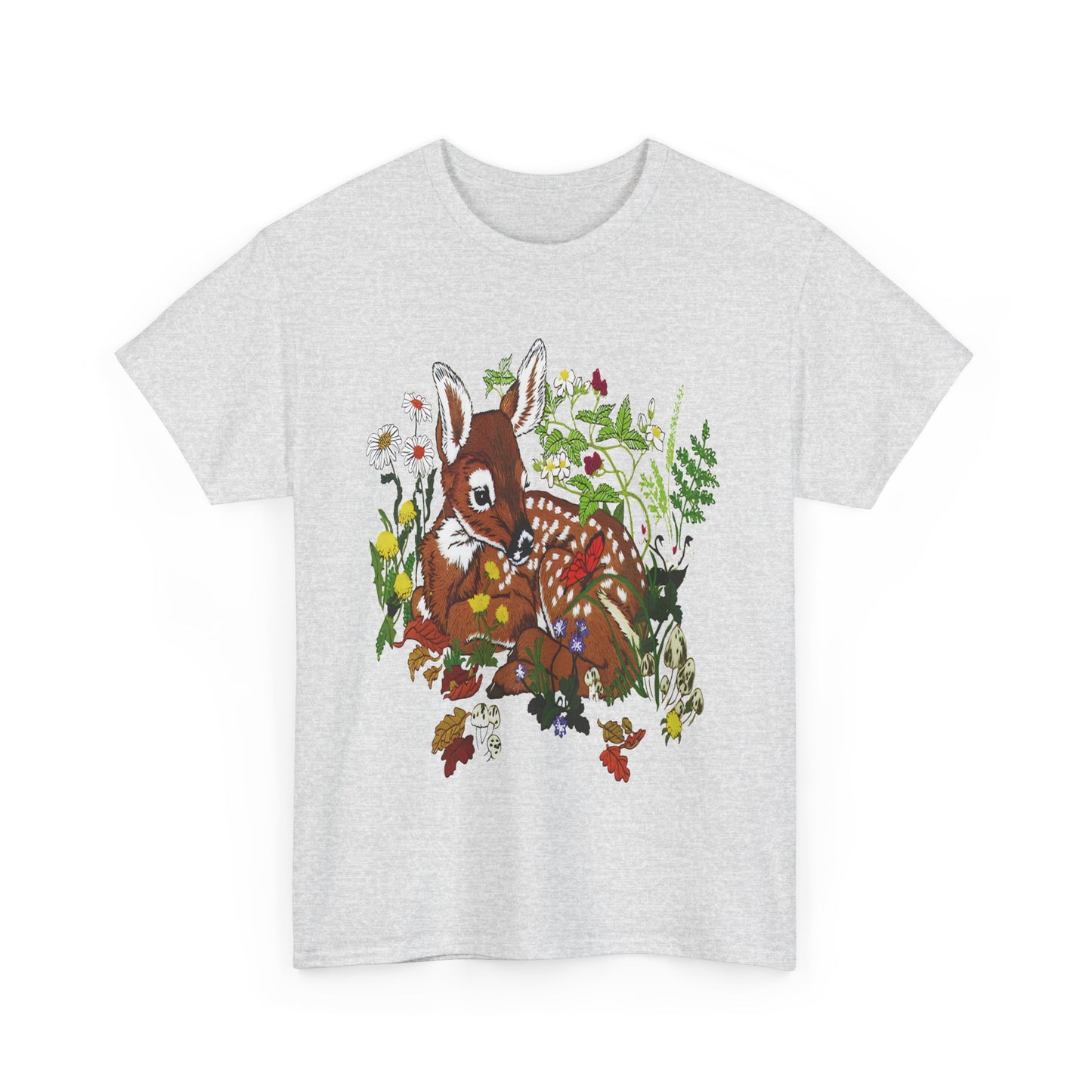 vintage fawn graphic reproduction tshirt