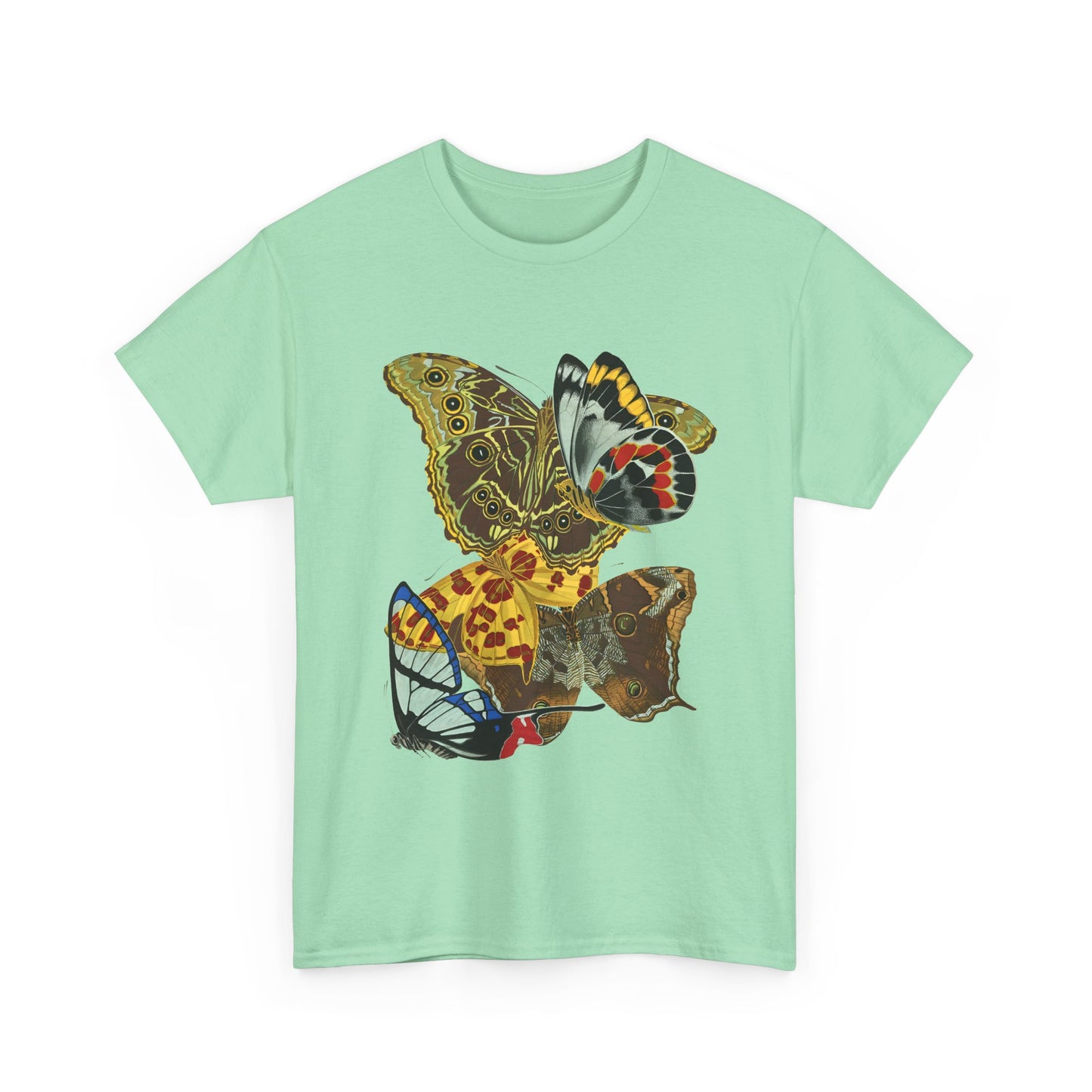 1925 papillons butterfly illustration by emile allain seguy tshirt