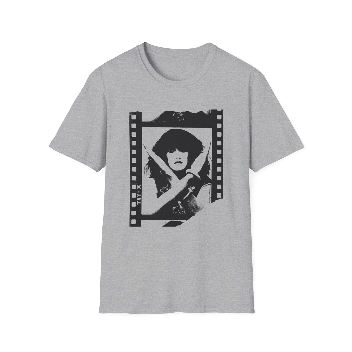 exene cervenka of x film negative photo tshirt