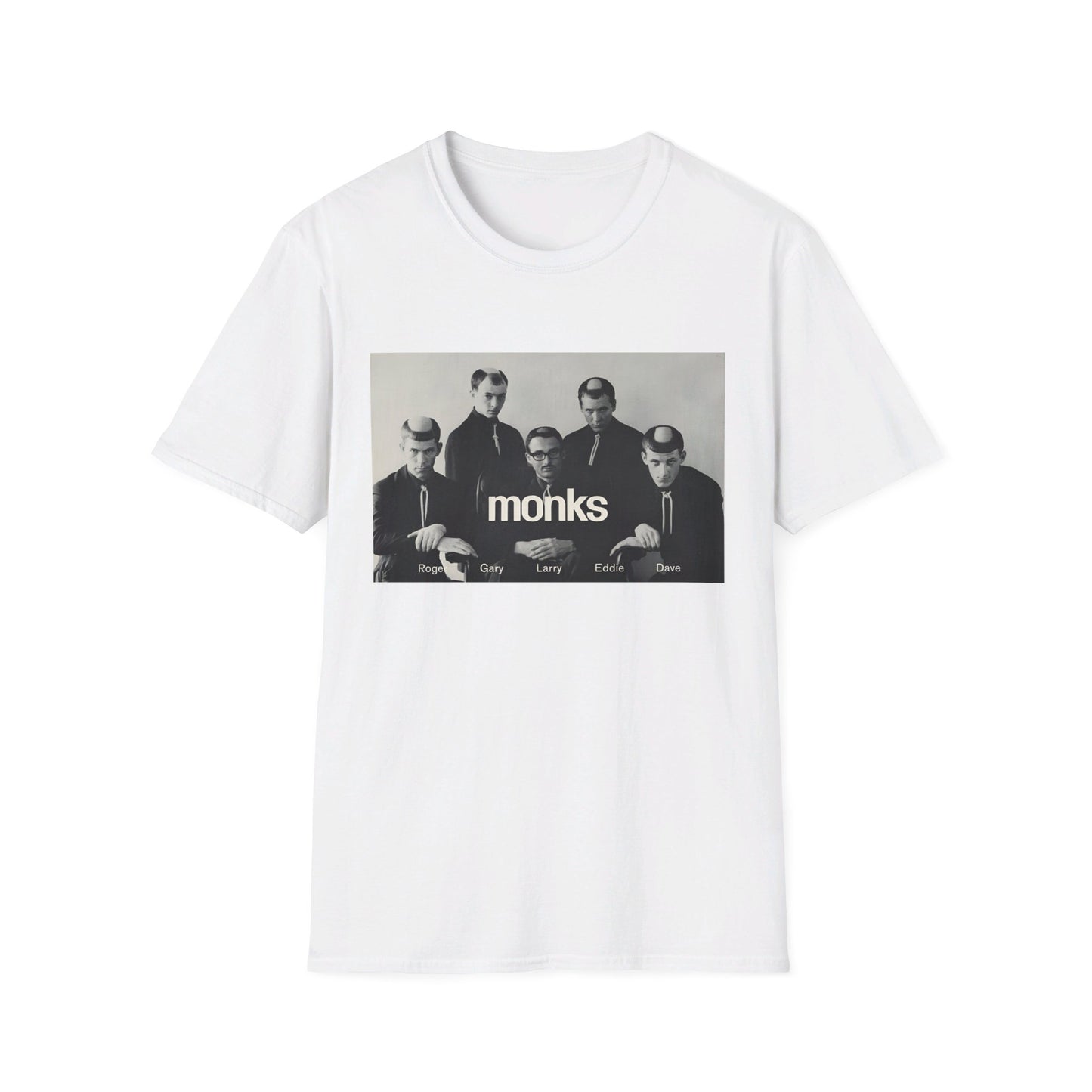 1960s experimental rock n roll band the monks tshirt