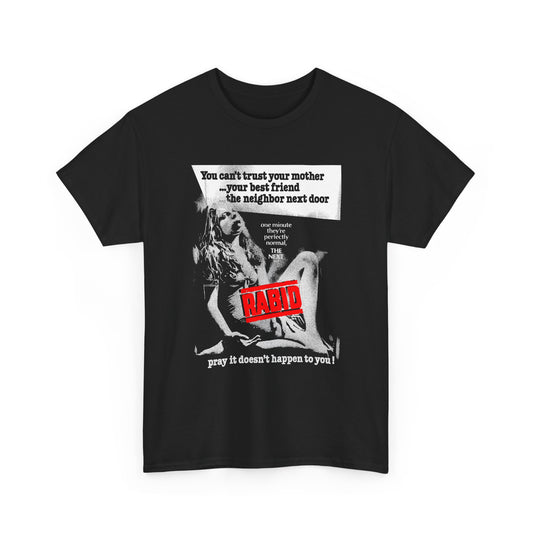 1977 cronenberg rabid movie tshirt