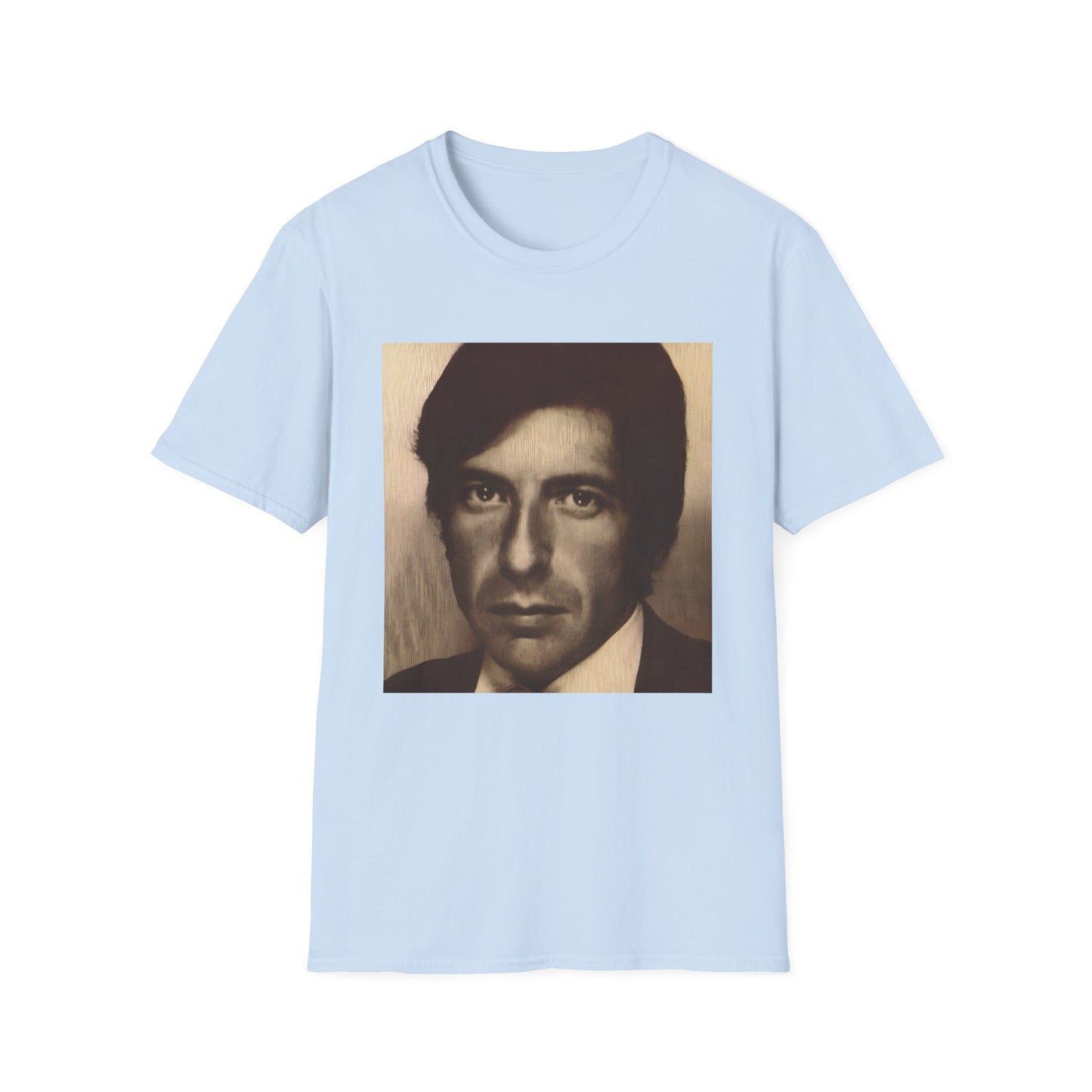 songs of leonard cohen 1968 album no lettering tshirt