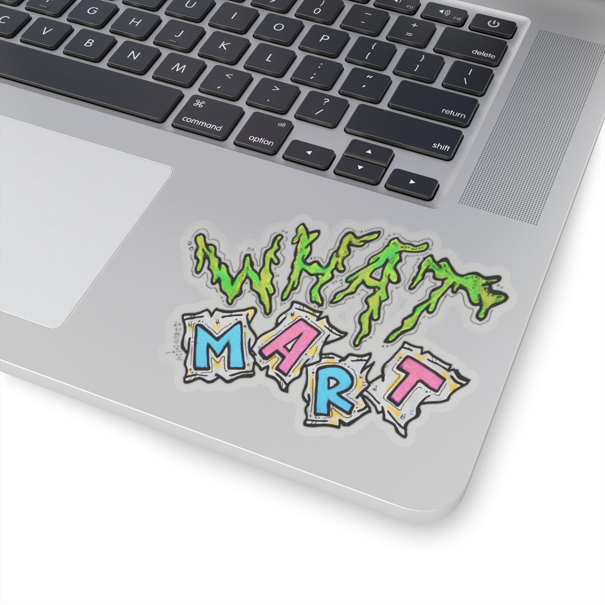 whatmart logo kiss-cut sticker