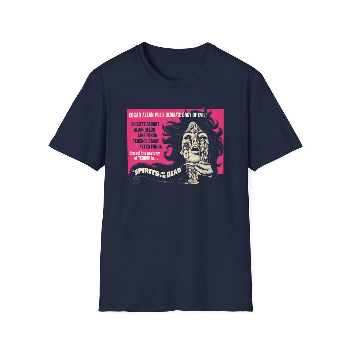 spirits of the dead 1968 horror trilogy movie poster tshirt