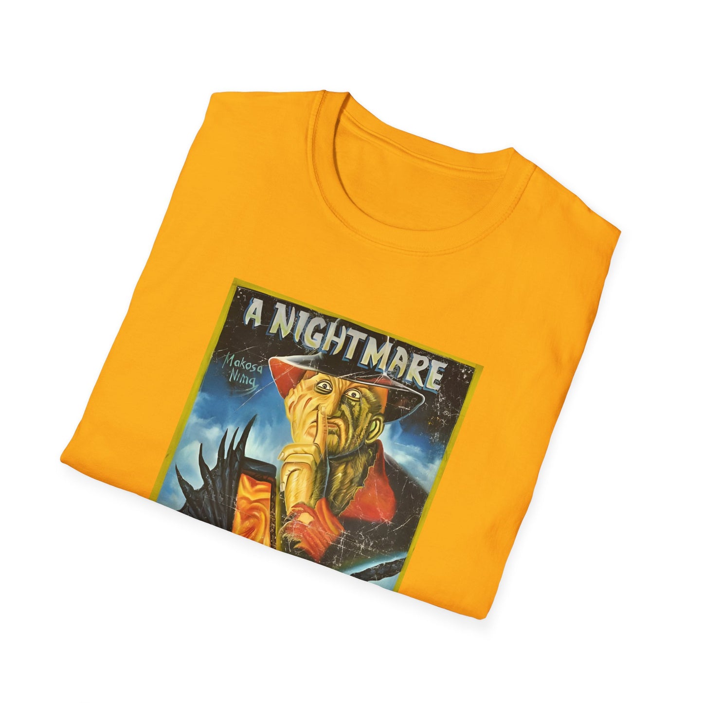 a nightmare on elm street 1984 ghanaian movie poster tshirt