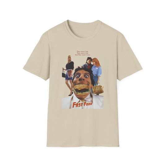 1989 low budget comedy fast food movie poster tshirt