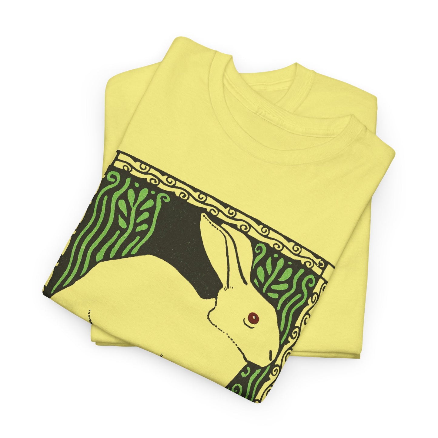 1909 josef von diveky happy easter (frohe ostern) color lithograph bunny reproduction tshirt