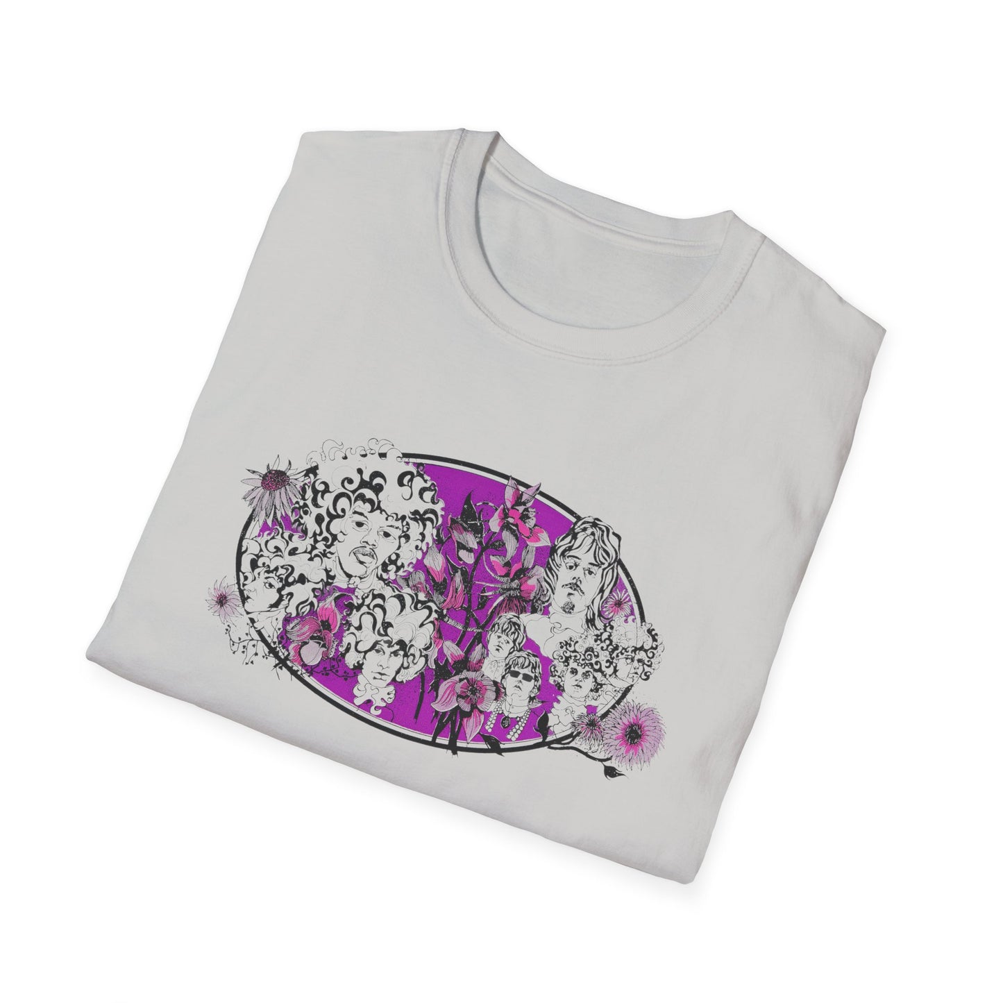 1967 uk tour poster for jimi hendrix, pink floyd, and the move tshirt