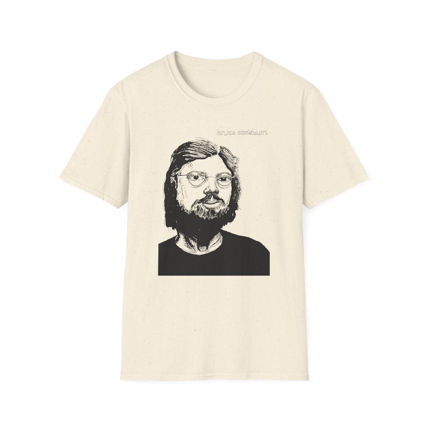 bruce cockburn original drawing tshirt