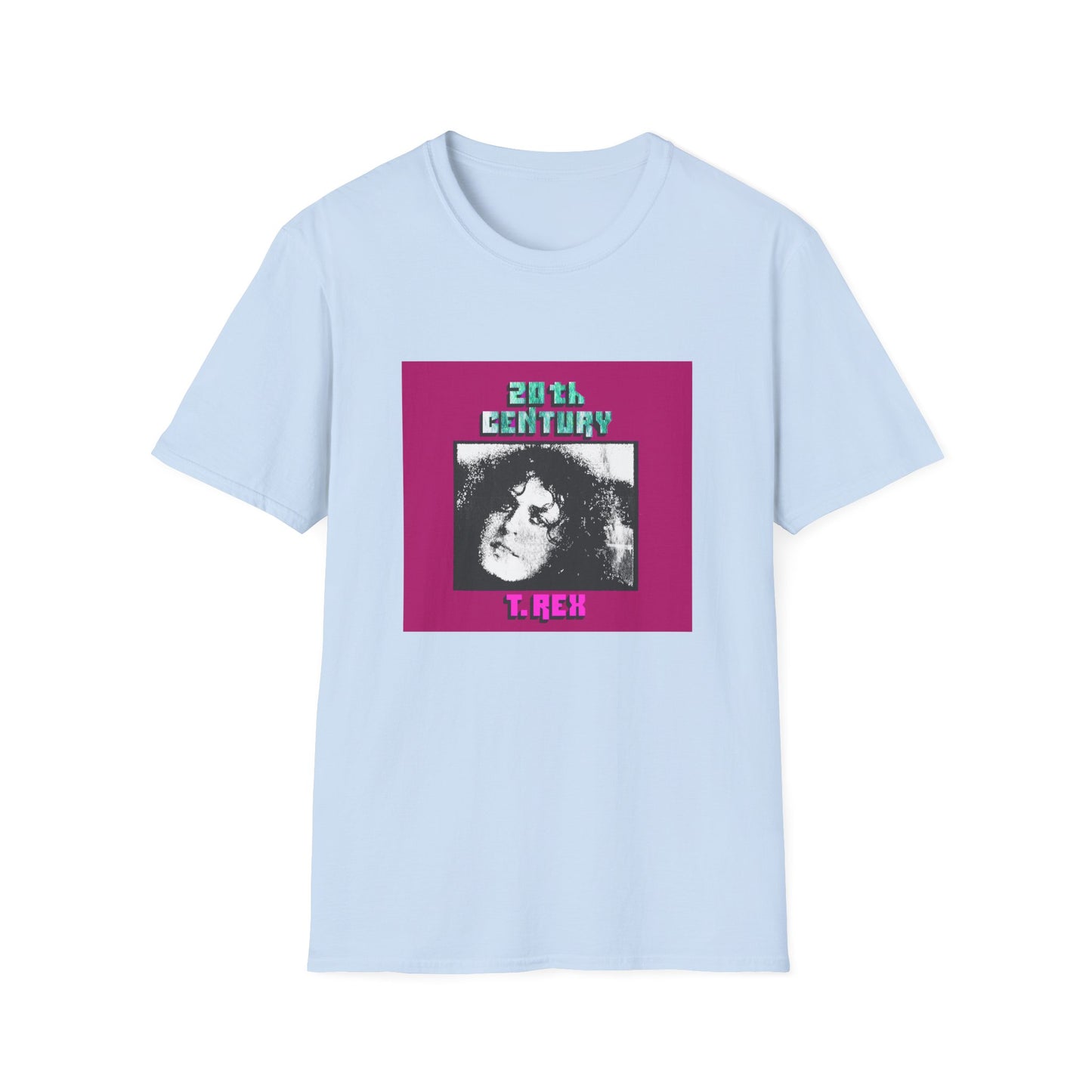 t. rex 1973 20th century alternate colour album tshirt